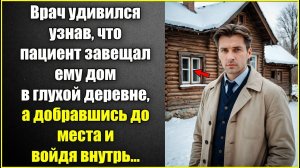 Врач удивился узнав, что пациент завещал ему дом в глухой деревне, а добравшись до места и войдя.