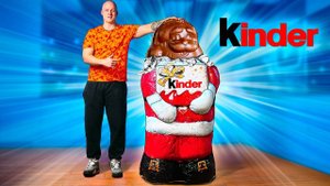 УВЕЛИЧИЛИ КИНДЕР ДЕДА МОРОЗА В 100 РАЗ.