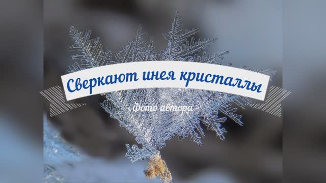Сверкают инея кристаллы смотреть онлайн