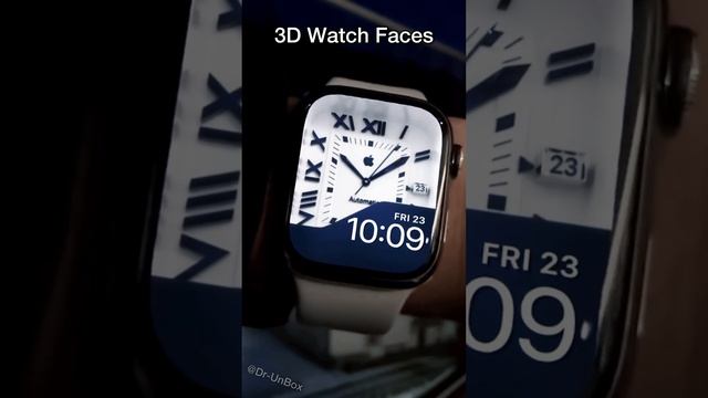 Apple Watch Series 9 with 3D Watch Faces #shorts #short #viral #video #apple #trending #3d #tech #5