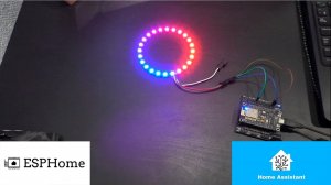 Управление адресными светодиодами ws2812b в ESPHome и Home Assistant