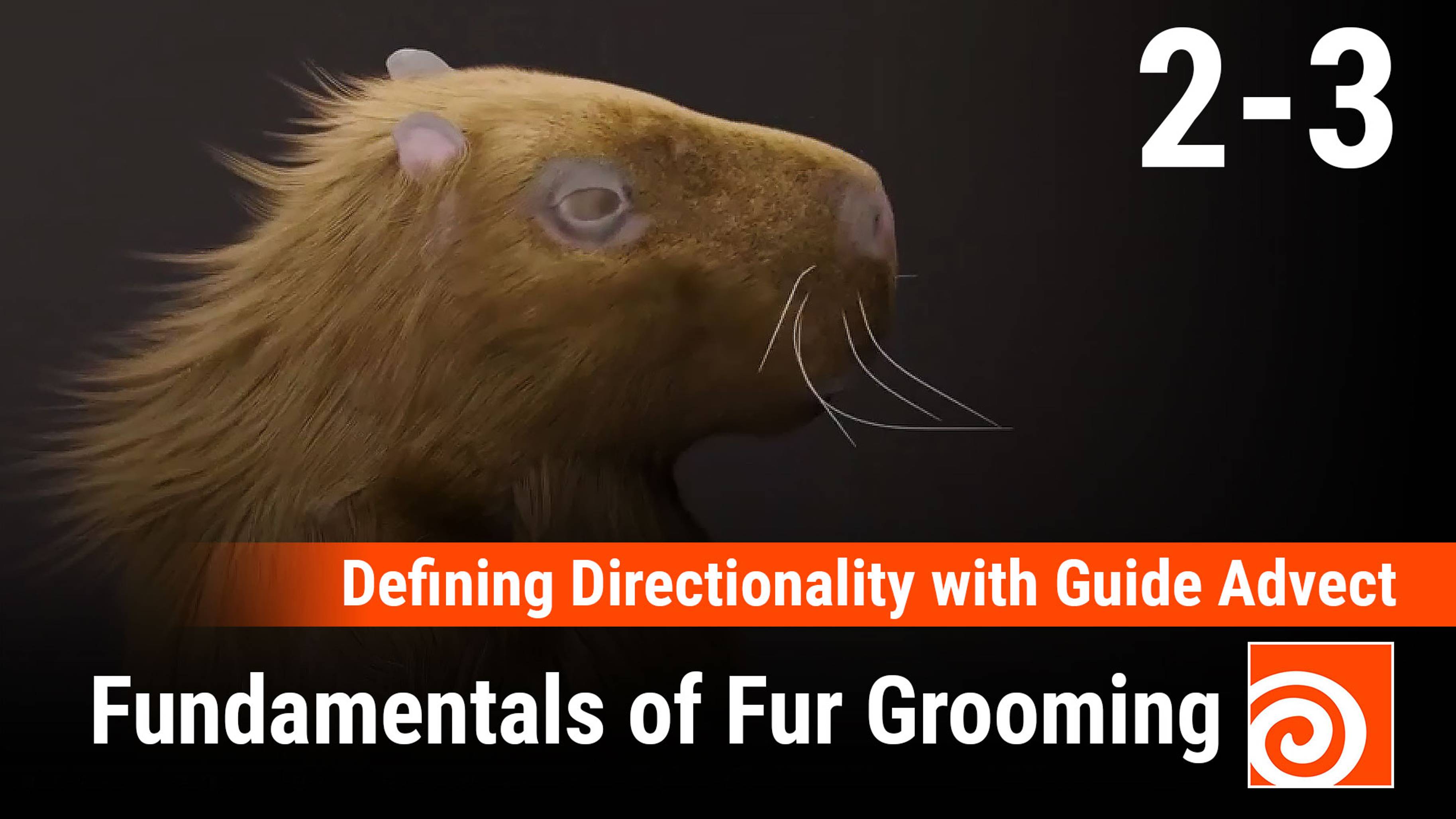 Fundamentals of Fur Grooming in Houdini 
3 - Defining Directionality with Guide Advect