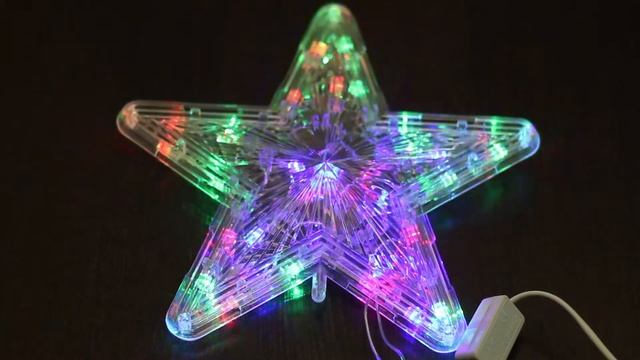 Звезда светодиодная на елку смотреть онлайн