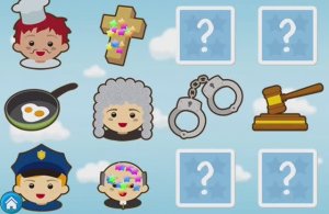 Профессии. Развиваем внимательность. Игра в карточки. Обучайся играя.