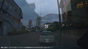 GKU D300 3 Channel Dashcam - Timelapse Test - Front + Rear Camera