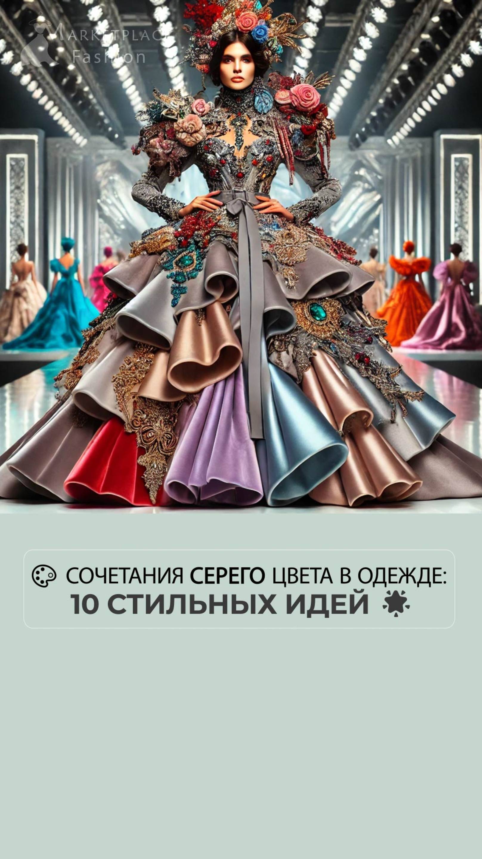 🎨 СОЧЕТАНИЯ СЕРЕГО ЦВЕТА В ОДЕЖДЕ: 10 СТИЛЬНЫХ ИДЕЙ 🌟 #fashion  #мода #стиль #beauty