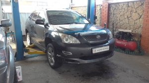 Разбило крестовину и вилку карданного вала на Toyota Harrier Тойота Харриер 2003 года