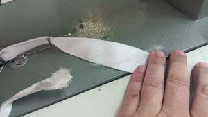 Окантовка стропой 30мм в 3 сложения