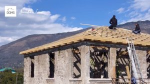 3 серия. Строим крышу и режем букет мимозы