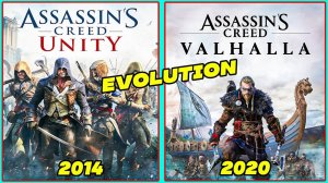 Эволюция Assassin's Creed Valhalla против Assassin's Creed Unity