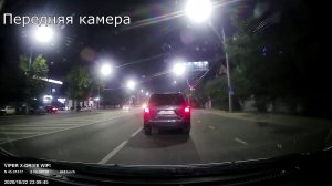 Видео регистратор VIPER X Drive пример видео, ночь