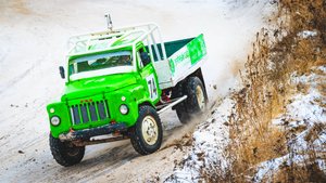 Автокросс "Новогодний кубок" 2024 2-й финал Т4-3 (ЗИЛ-130, ГАЗ-53) 15.12.24