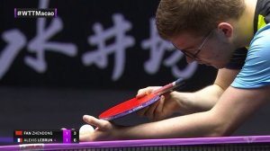 FULL MATCH | Alexis LEBRUN vs FAN Zhendong | MS QF | #WTTMacao 2023