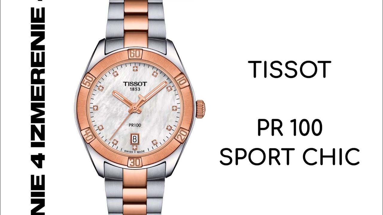 Обзор 4 Измерение TISSOT PR 100 SPORT CHIC T101.910.22.116.00 смотреть онлайн