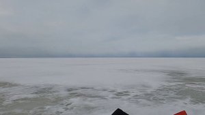 Ледовая остановка на Ладоге