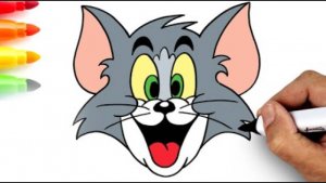 Как нарисовать кота Тома | Том и Джерри | How To Draw And Paint Tom.  Tom & Jerry