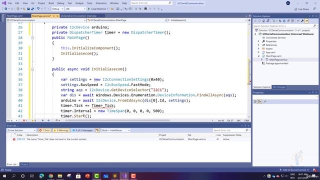 196 - Windows IoT C Backend Coding