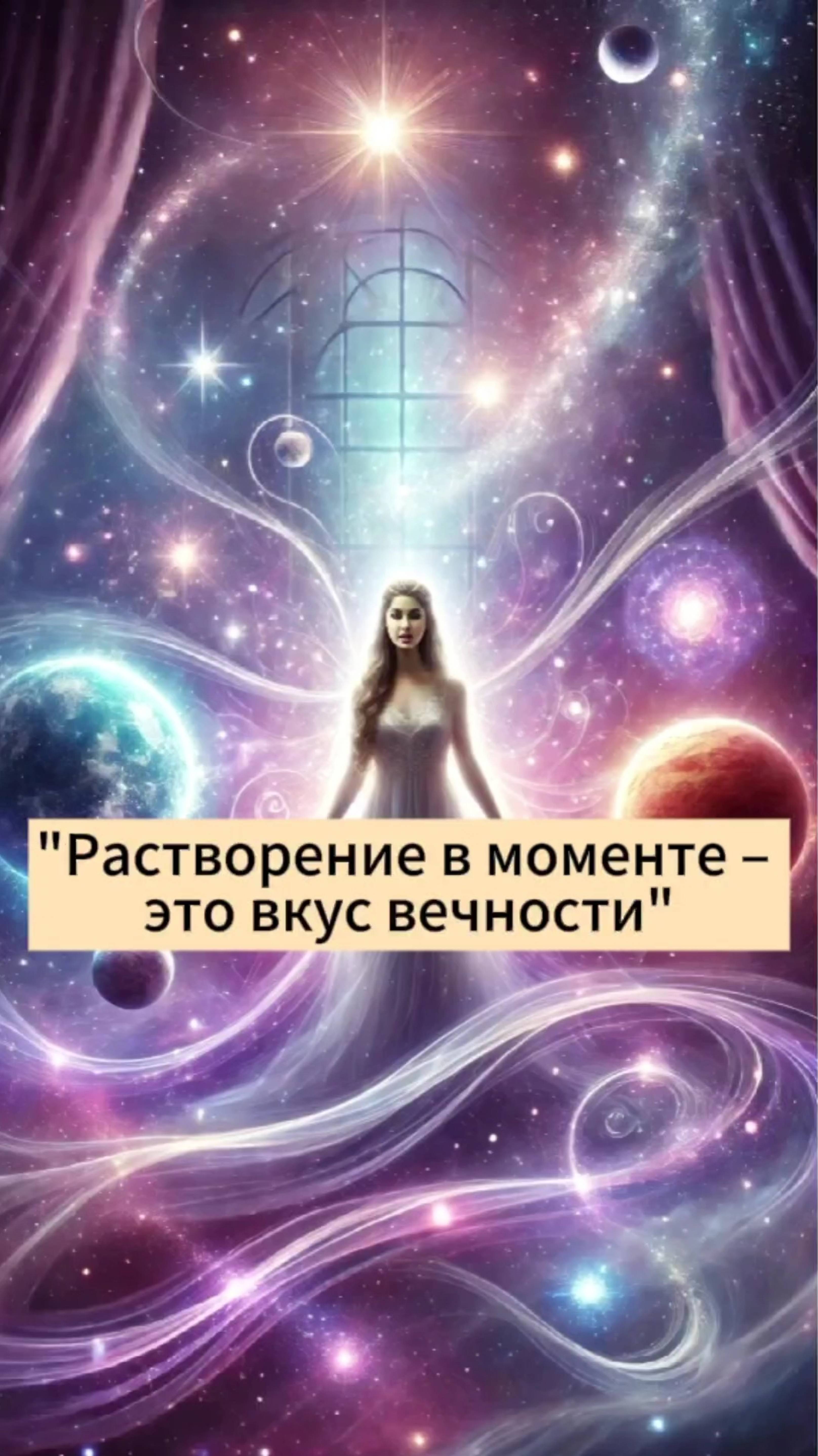 Растворение в моменте- это вкус вечности