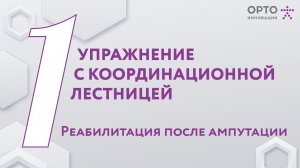 Упражнение с координационной лестницей