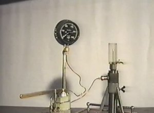 Физика. Опыты. Реальные газы и жидкости. Сжижение углекислоты. Опыт Кальете