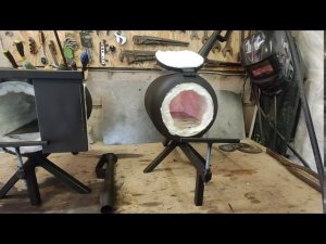 Газовый горн. новый тип дверцы