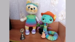 Мои вязаные изделия за 2024г спицами и крючком.