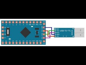 Прошивка arduino pro mini с помощью USB/TTL Adapter