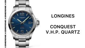 Обзор 4 Измерение Longines Conquest V.H.P. Quartz L3.726.4.96.6