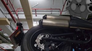 SPORTSTER S 1250 WITH MANUAL EXHAUST VALVE.(STOCK)