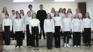 Старшая группа хора_ =Спасибо, учителя!=_ муз. Ю. Чичков, сл. К. Ибряев