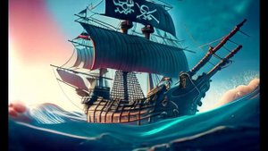 Нейросети показали пиратские корабли в море