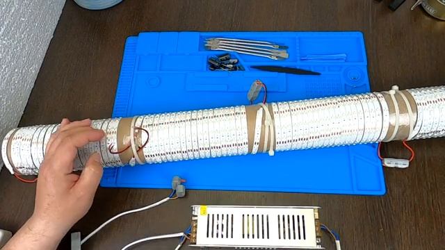 Почему светодиодная лента в конце светит тускло. Как правильно подключить длинную ленту. смотреть онлайн