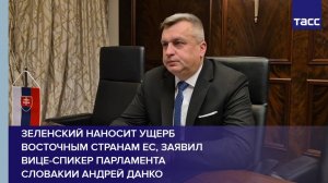 Зеленский наносит ущерб восточным странам ЕС, заявил вице-спикер парламента Словакии Андрей Данко