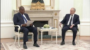 В Кремле состоялись переговоры президентов России и Центральноафриканской Республики