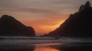 Звуки океана для сна на побережье Орегона, маяк Хесета-Хед