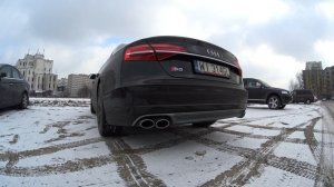 4K Audi S8 D4 4.0T Revs & Exhaust Sound