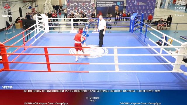 94 пф 46 кг КУРБАНОВ Имран Санкт-Петербург ОРОБЕЦ Сергей Санкт-Петербург