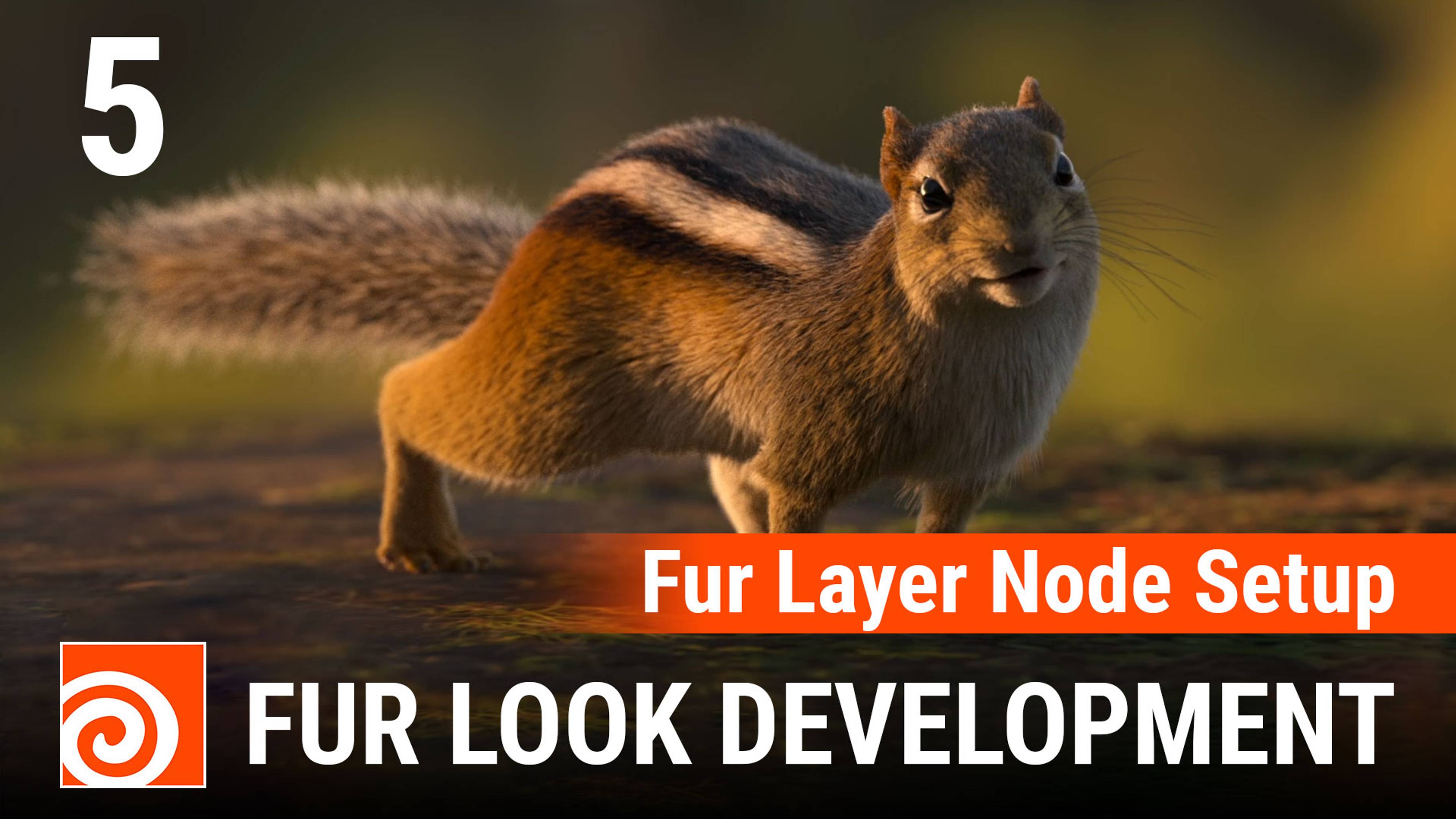 5 Houdini fur lookdev - Fur layer node setup