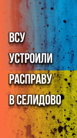 Как боевики ВСУ расправлялись с мирными жителями Селидово: жуткий рассказ местного