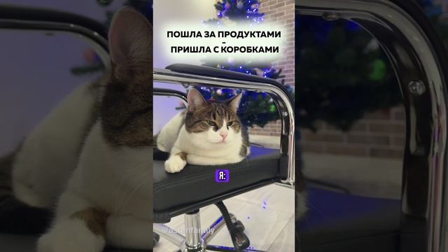 Пришла с коробками