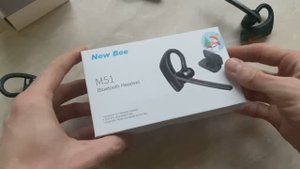 #RR# Блютуз гарнитура New Bee M51. Превосходное шумоподавление и эргономика