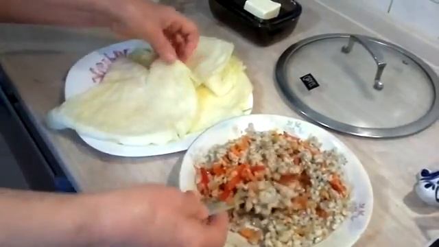 Голубцы из молодой капусты с перловкой смотреть онлайн