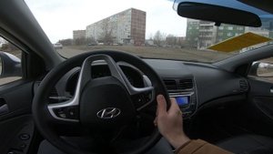 2013 Hyundai Solaris 1.6L POV Test Drive 111