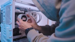 building my first gaming pc ｜ white aesthetic, lian li O11 dynamic mini snow ☁️-(2160p30)