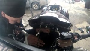 Замена воздушного фильтра Honda ST 1300 Pan European