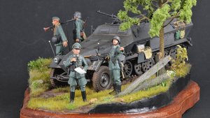 Средний бронеавтомобиль SdKfz 251/1 Ausf А 1:35