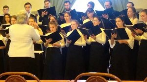 Бах. "Crucifixus". Гайдн. "Gloria".  Дирижер Поплия Латифи.  Концертмейстер Виктор Зубов.