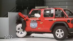 Jeep Wrangler 2025 года выпуска - краш-тест