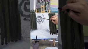 Рисуем снежный поезд.Преподаватель Дарья Алиуллова.Студия Art-Lab .