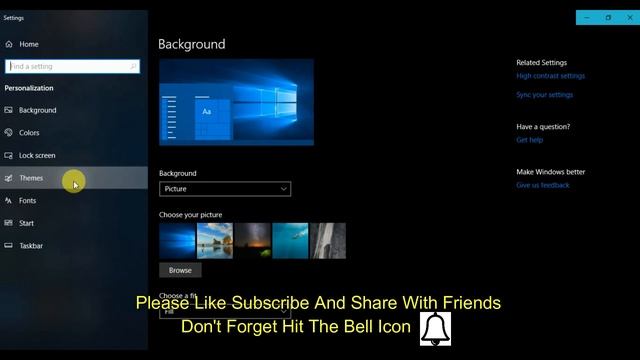 how to change theme in windows 10